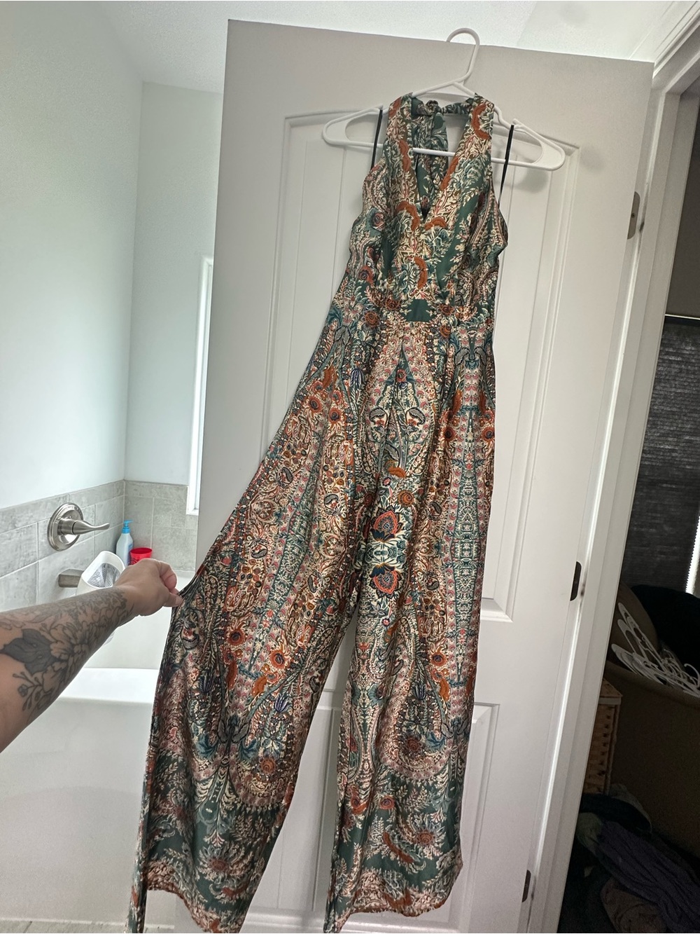 Lulu’s Satin Jumpsuit
